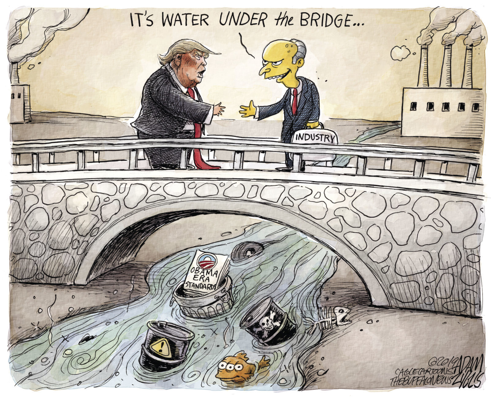 Mr. Burns makes a deal